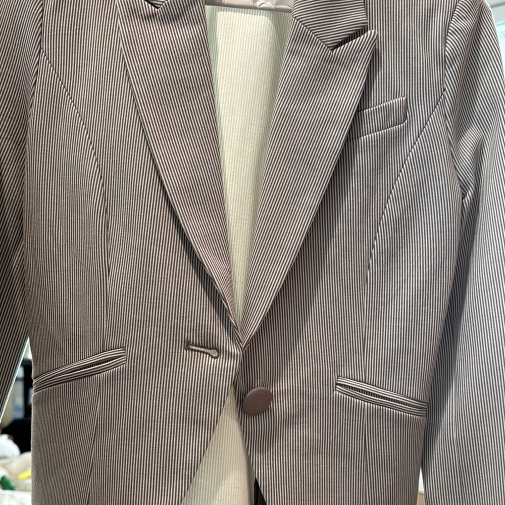 Blue pin stripe blazer